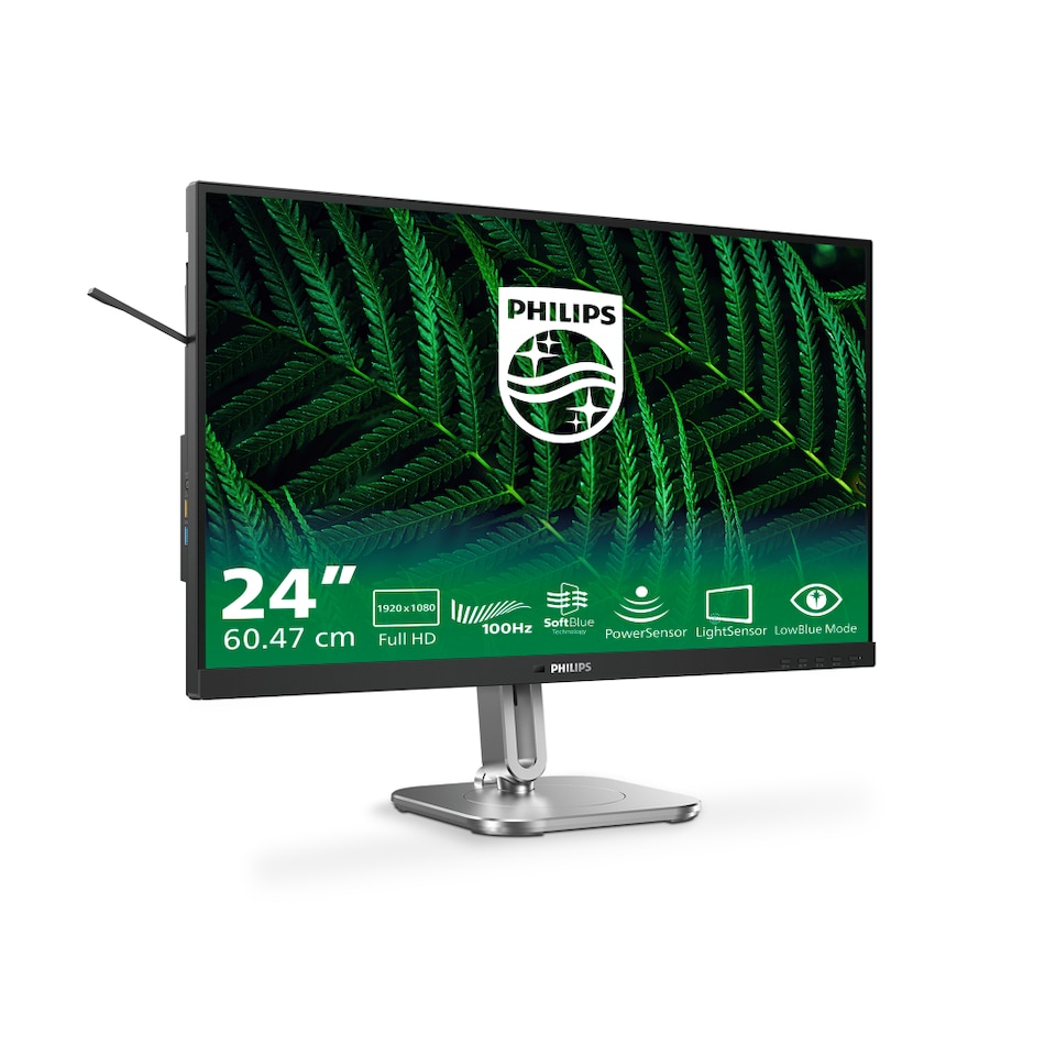 image 1 of Philips 24B2G5200 24-Inch IPS FHD 100Hz Height adjustable Energy Efficient Monitor