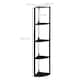 image 7 of HOMCOM Corner Floor Lamp with Dimmable Warm White LED Light, Black
