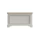 image 6 of Faire Ottoman Blanket Box in Dove Grey with Oak Top Grey