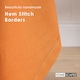 image 4 of Homescapes Burnt Orange Cotton Tablecloth - 137 x 228 cm Orange