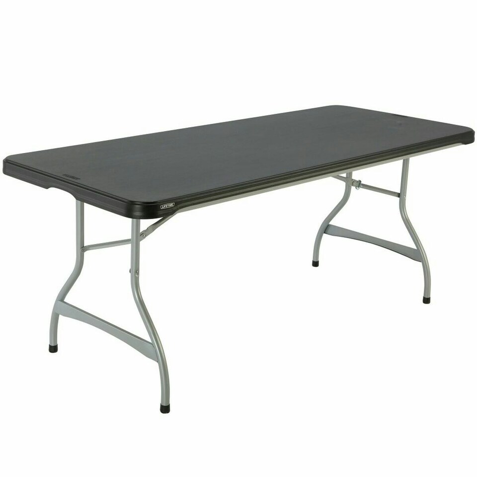 image 1 of Folding Table Lifetime 182 x 73,5 x 76 cm 6 persons Rectangular Steel Plastic