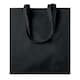 image 2 of MidOcean Portobello Cotton Shopper Bag - Black - One Size | Black
