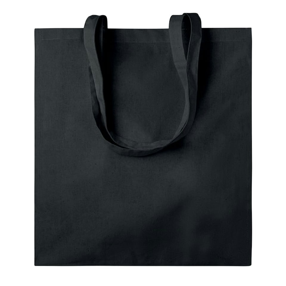 image 1 of MidOcean Portobello Cotton Shopper Bag - Black - One Size | Black