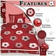 image 6 of VELVETIO Football Goals Duvet Cover Set Soft Polycotton Reversible Kids Beddings Blue | Single