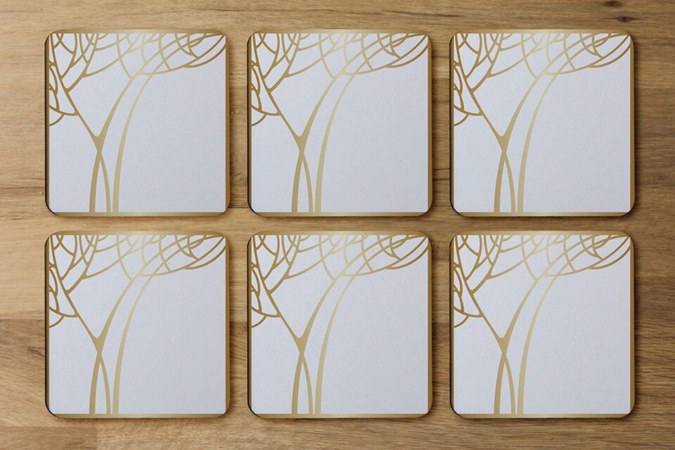 image 1 of Golden Tree (Coaster)