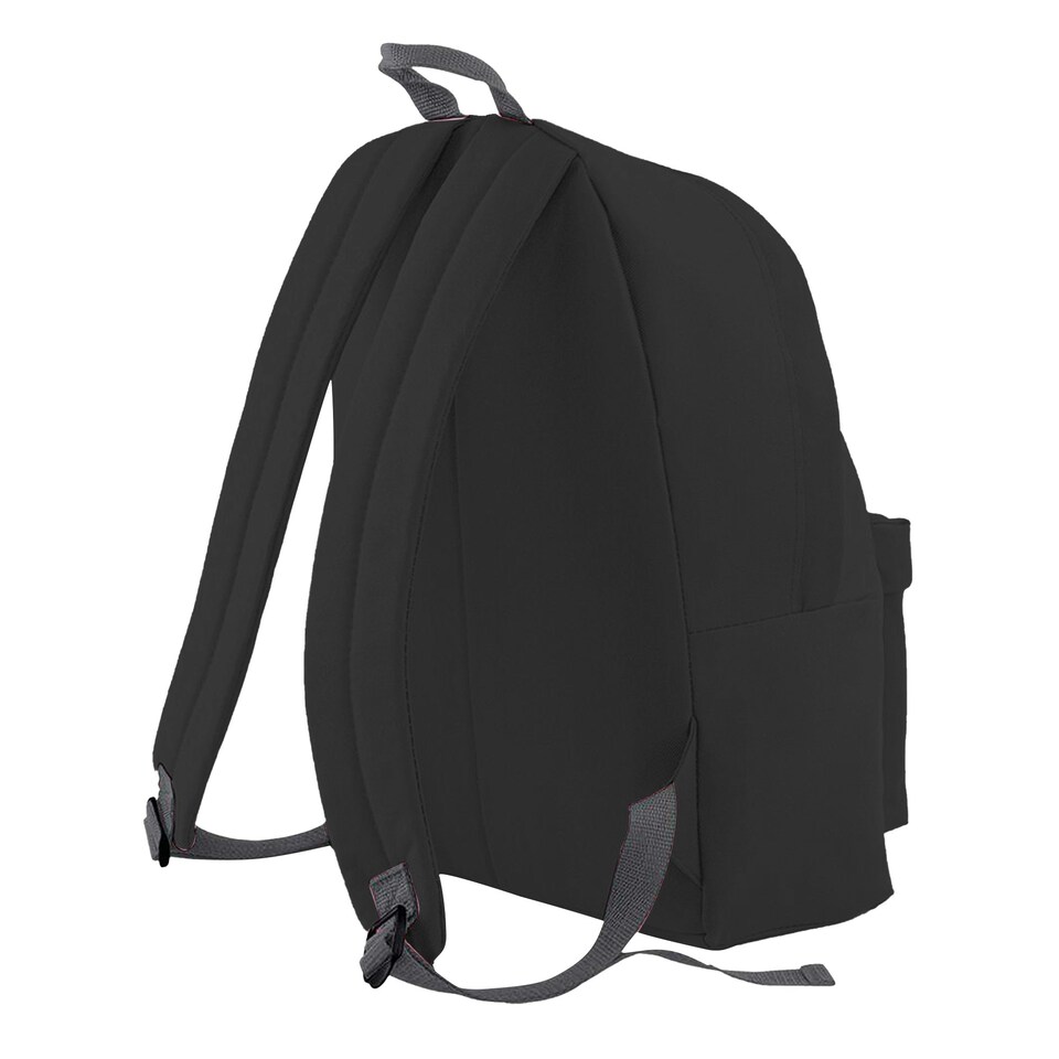 image 1 of Bagbase Fashion Backpack / Rucksack (18 Litres) - Black - One Size