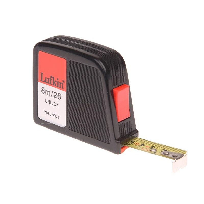 Crescent Lufkin Unilok Pocket Tape Multi Multi Colour 8m/26ft (Width 19mm) 1