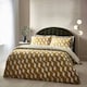 image 1 of Hoem Zabine Abstract Reversible King Duvet Cover Set