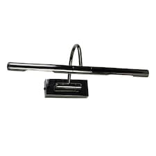 ValueLights Capri Black Indoor Wall Picture Light and Bulb Black