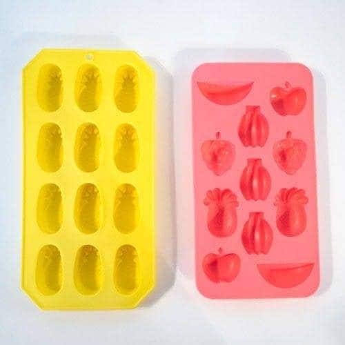 Fruit Shapes Ice Cubes Mould Reusable Tray 20cm
