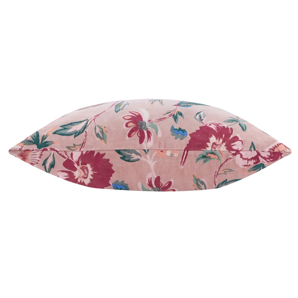 image 1 of Wylder Aviary Cotton Velvet Cushion