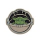 image 1 of Star Wars: The Mandalorian Badge - Silver/Green/Black - One Size