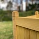 image 4 of Square Wooden Garden Planters in Tan - Pack of 2