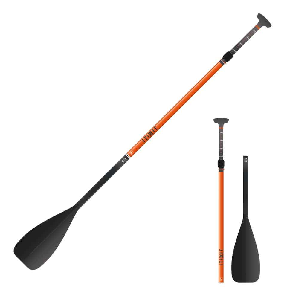 image 1 of Decathlon 500 3-part SUP paddle - 170-210 cm fibre and carbon