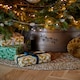 image 3 of Cut Out Mistletoe Tree Skirt - Iron - L25 x W67 x H67 cm - Bronze