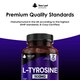 image 5 of New Leaf L-Tyrosine Capusles - 1100mg P/S - 120 Vegan Amino Acid Supplemenys
