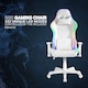 image 3 of Deltaco Gaming DC410 RGB Gaming Chair with RGB Lighting - White