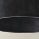 image 2 of ValueLights Reni Medium Black Velvet Pendant Shade