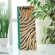 image 2 of Multipack of 3 Bottle Gift Bags | Party Bags for Presents | Birthdays/Thank You | For Her/Friend | Animal Print Design Gold