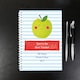 image 3 of Personalised Apple for the Teacher A5 Notebook