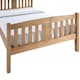 image 5 of 4ft6 Double Antique honey pine,wood,wooden,solid slatts,bed frame.