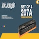 image 1 of Set of 4 Compatible HP 207A Toner Cartridges Multi