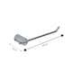 image 3 of Showerdrape Vitality Chrome Stainless Steel Wall Mounted Toilet Roll Holder | Silver | 1