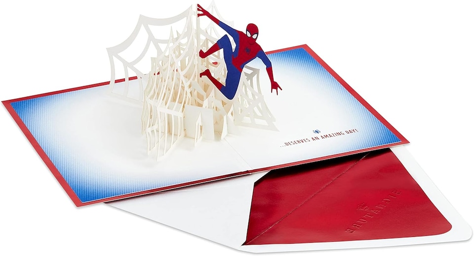 image 1 of Marvel The Amazing Spiderman 3D & Pop-Up Any Occasion Birthday Christmas Card