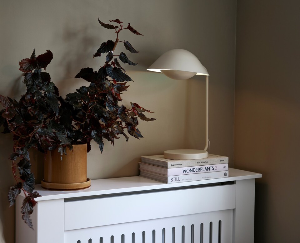 image 1 of Nordlux Freya Indoor Table Lamp Brown Metal E14 Diffused  - Mains Powered, IP20