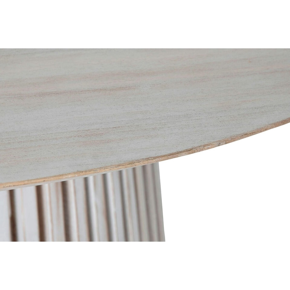 image 1 of Dining Table Home ESPRIT White Mindi wood 150 x 150 x 75 cm N/A