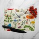 image 2 of Flowers & Insects Glass Chopping Board | Multi