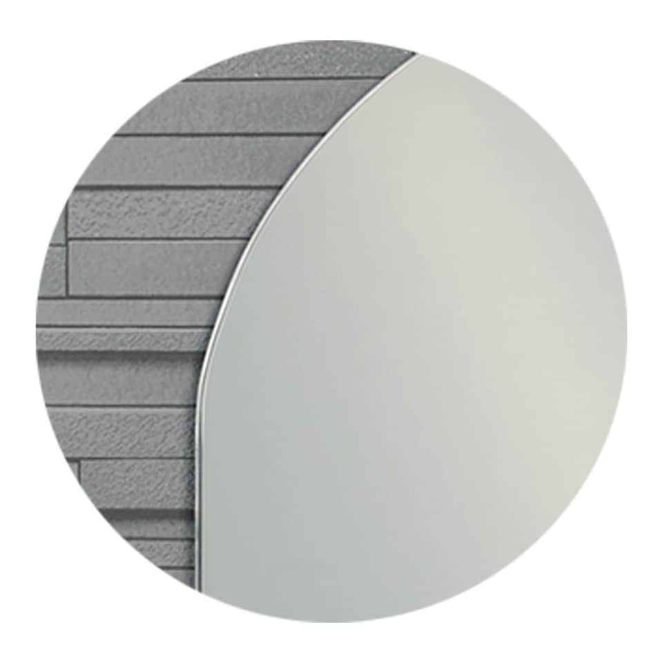 image 1 of Showerdrape Hampton Arched Oval Wall Mounted Frameless Bathroom Mirror 70 x 50cm