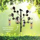 image 3 of Marco Paul Wild Bird Feeder Pole Station with Iron Leaves and 4 Adjustable Branches