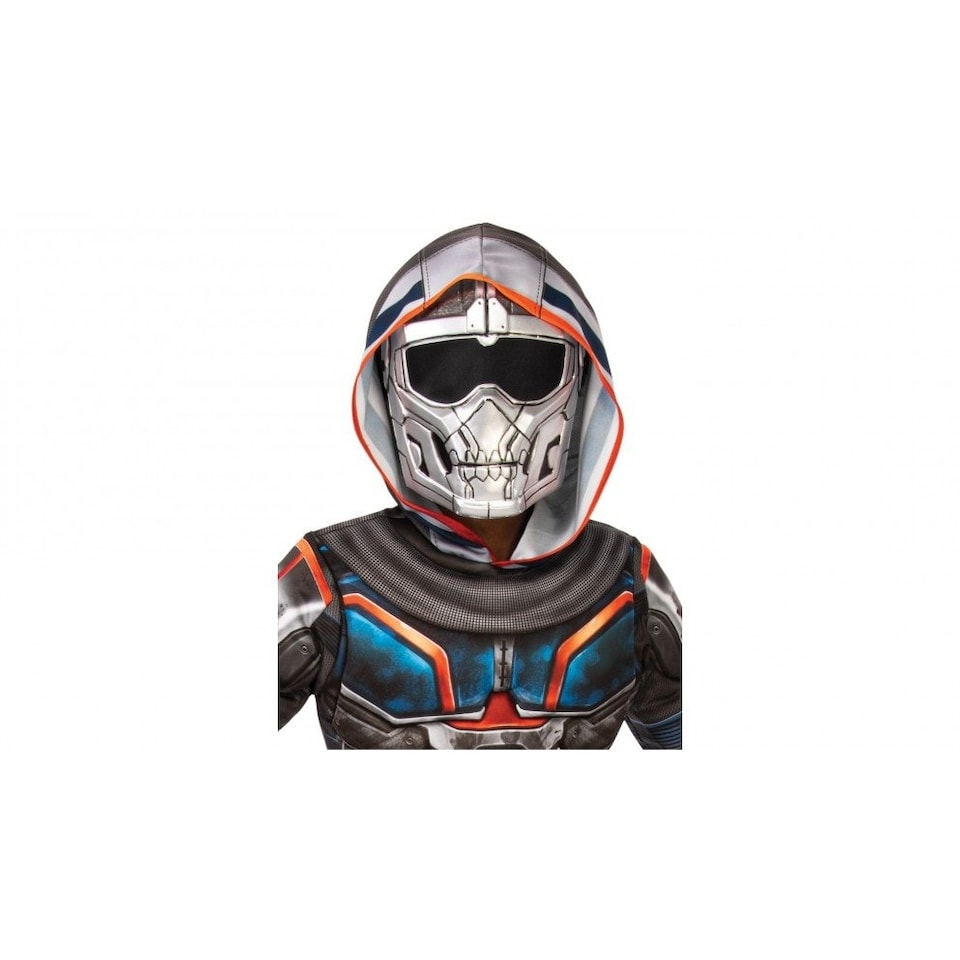 image 1 of Black Widow Childrens/Kids Deluxe Taskmaster Costume - Black/Blue/Silver - M Black | M
