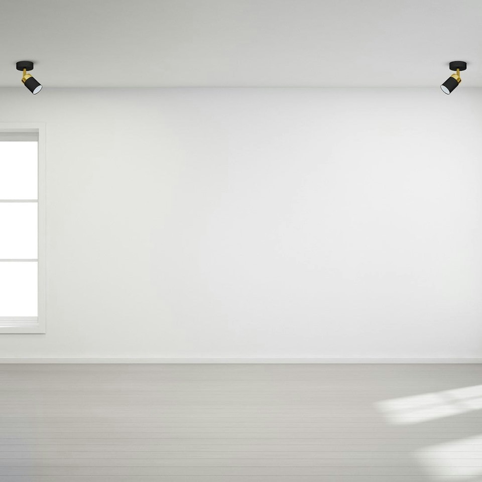 image 1 of Milagro Wall Lamp Joker Black/Gold 1XGU10