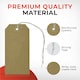 image 3 of Box of 1000 Brown Buff Strung Tags 82mm x 41mm