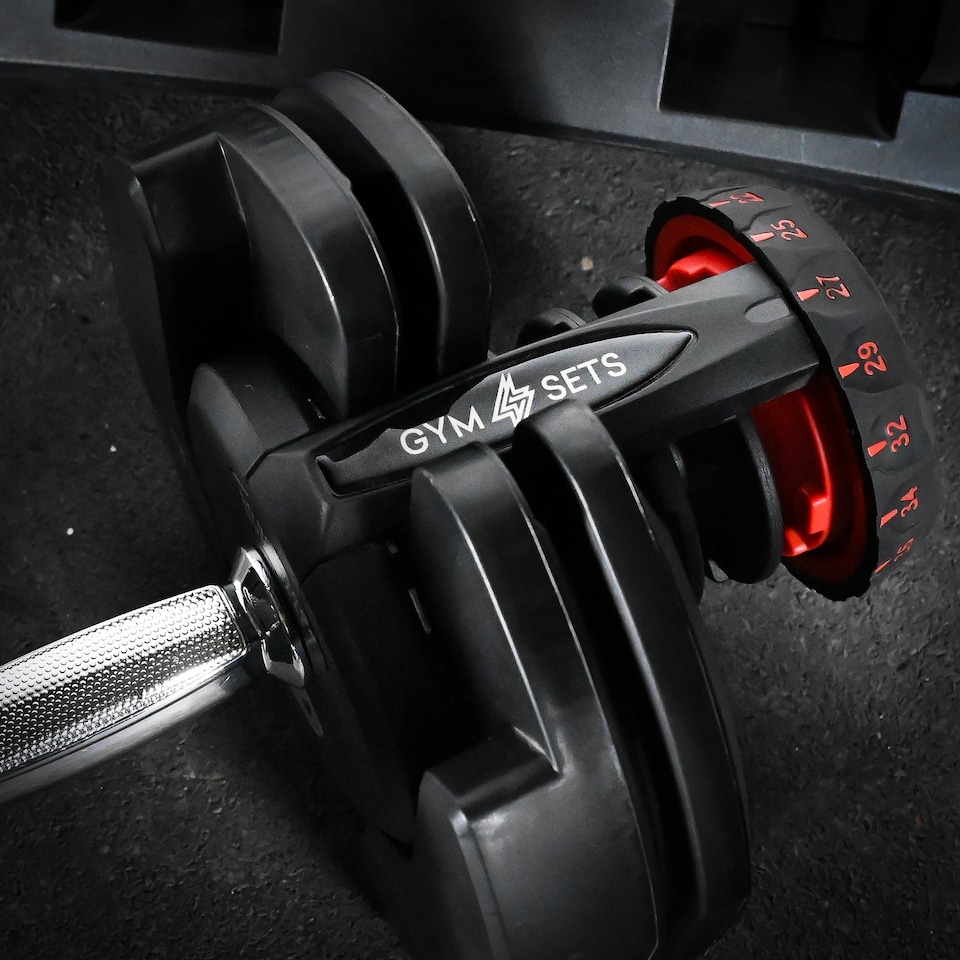 image 1 of GYM SETS 40kg Adjustable Dumbbell | Single + SS Bench