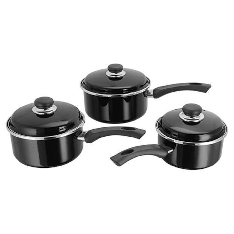 image 1 of Judge Induction Black 3 Piece Set