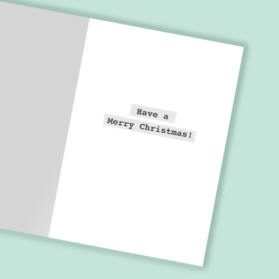 image 1 of You're The P-p-perfect Pair! - Funny Couple Christmas Card