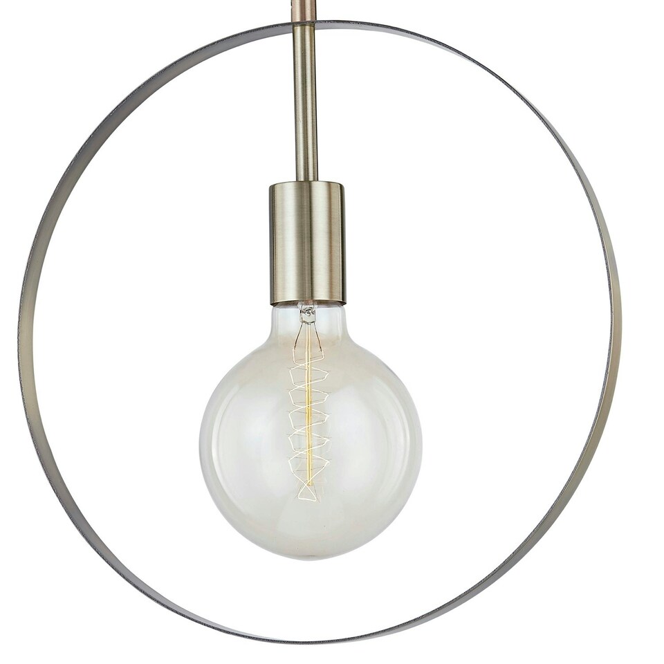image 1 of First Choice Lighting Hailey Brushed Gold Ceiling Light Gold