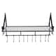 image 1 of Living and Home Kitchen Wall Mounted Shelves Rack for Pan Storage