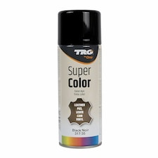 TRG Super Colour Aerosol Paint - Leather and Vinyl Recolouring 400ml | Black | Black