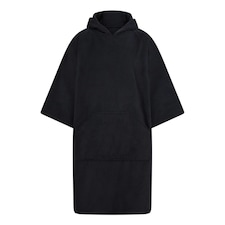 Towel City Unisex Adult Poncho - Black - One Size