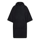 image 1 of Towel City Unisex Adult Poncho - Black - One Size