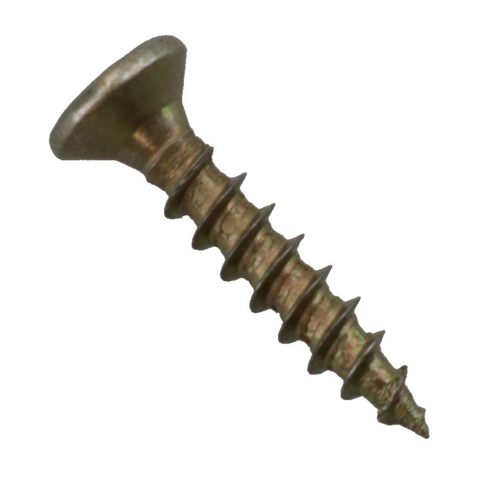 image 1 of 3mm x 16mm Countersunk Wood Chipboard Screw Fasteners PZ1 Drive 120pc