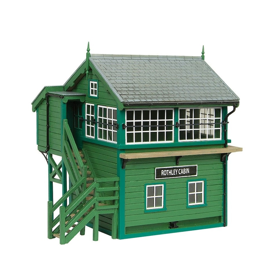 Bachmann Scenecraft GCR Signal Box Green (Pre-Built)