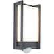 image 2 of CGC MARLA Dark Grey Rectangular Motion Sensor LED Wall Light Grey