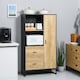 image 2 of HOMCOM Kitchen Storage Cabinet Cupboard w/ Adjustable Shelves
