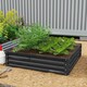 image 2 of Outsunny Raised Garden Bed Metal Patio Backyard Flower Vegetable Planter Green