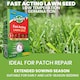 image 2 of Gro-Sure Fast Acting Lawn Seed 50 Square Meter 1.5kg Box Quick Germination Cold Tolerant Bird Deterrent Grass Seed
